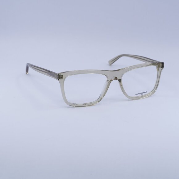 🕶️ New Saint Laurent SL481 003 Eyeglasses - Transparent Yellow Frame 55mm